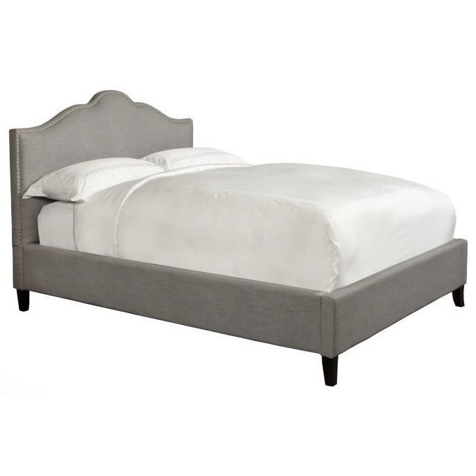 Parker Living Jamie Queen Upholstered Bed with Nailhead Trim Jacksonville Furniture Mart